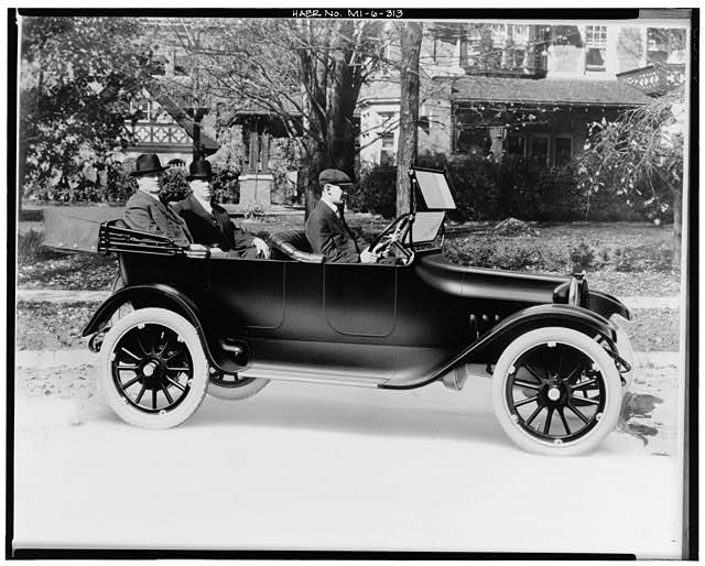 The Dodge Brothers riding in a touring model Chrysler Archives 3