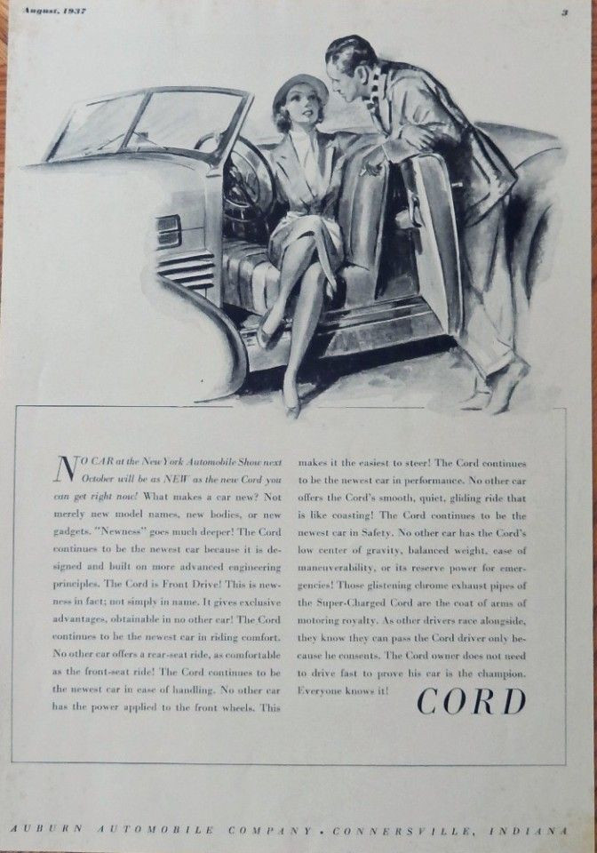 1937 Cord Ad 7