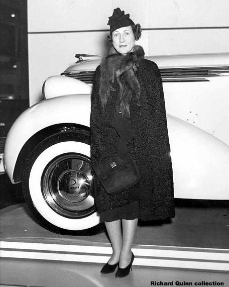 Helen Dryden with a car Richard Quinn Collection 2