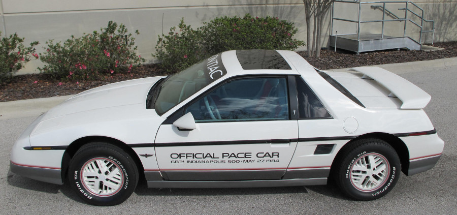 The Pontiac Fiero 1984 Indy 500 pace car GM Heritage Archives CROPPED AND RESIZED 4