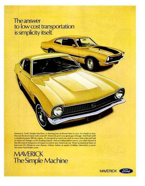 1970 Ford Maverick advertising Ford Motor Company Archives 4