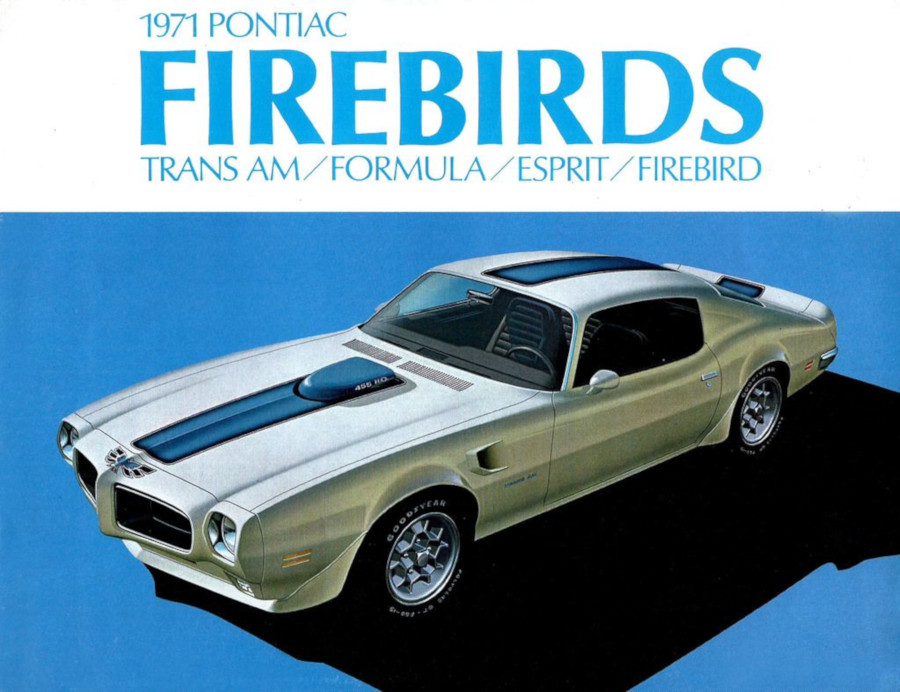 1971 Pontiac Firebirds brochure Robert Tate Collection RESIZED