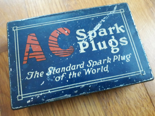 AC spark plug old package