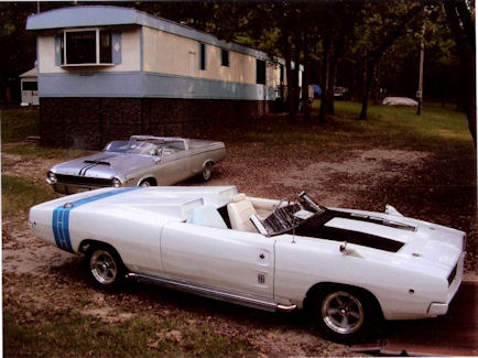 1969 Dodge Charger along with 1964 Charger concept model today 8