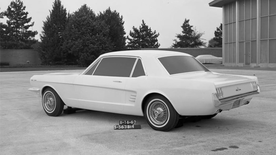 A Ford Mustang prototype in development 1962 Ford Motor Company Archives RESIZED 1