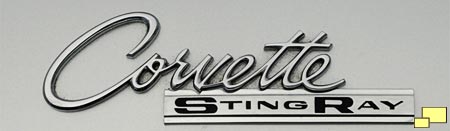 The Corvette Sting Ray emblem 3