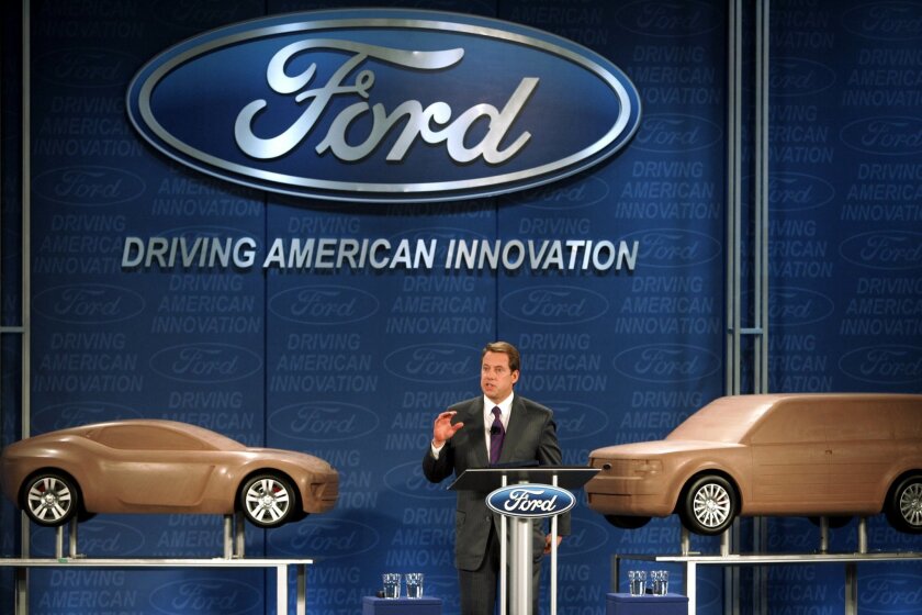 William Clay Ford Jr speaking at an event AutomotiveHistory.org 7