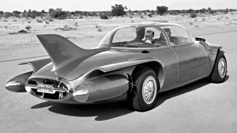 1956 Firebird II show car at proving grounds GM Media Archives 8