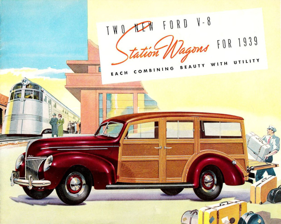 1939 Ford Woody Wagon sales material Robert Tate Collection RESIZED 2