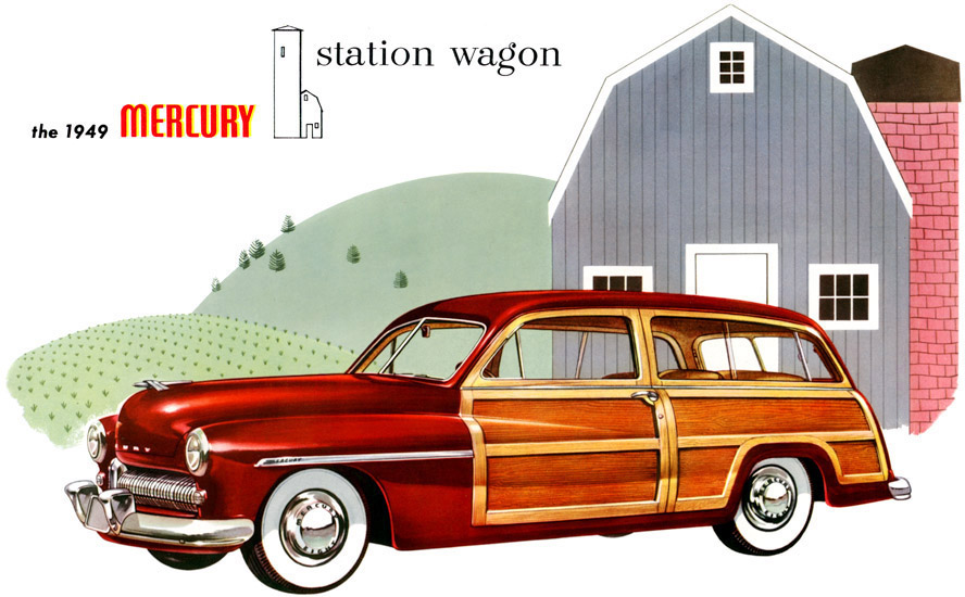 1949 Mercury woody wagon sales material Robert Tate Collection 7