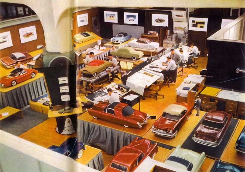 The Ford Design Studio early 1950s 2
