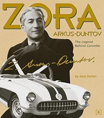 Zora Arkus Duntov on the cover of Jerry Burtons book 8
