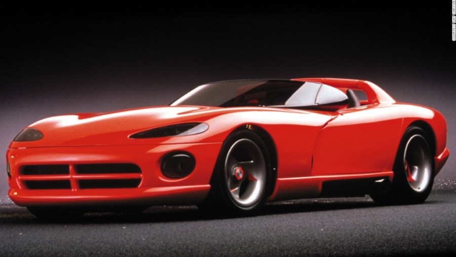 The first Dodge Viper RT 10 concept 1989 Chrysler Archives RESIZED 1