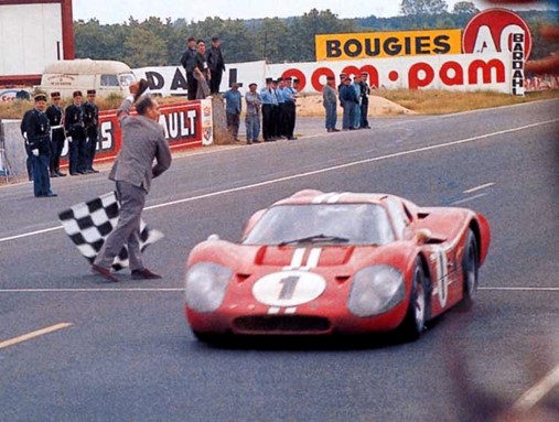 The winner of the 1967 Le Mans 24 hour race Ferens Collection 6