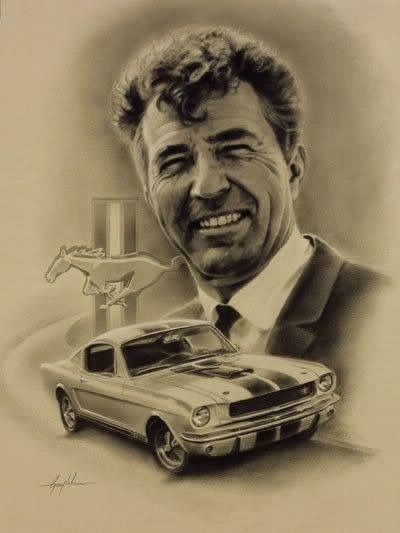 Carroll Shelby art poster 6