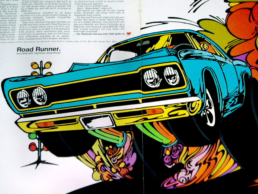 Another 1968 Plymouth Road Runner ad Stellantis North American Archives RESIZED 4
