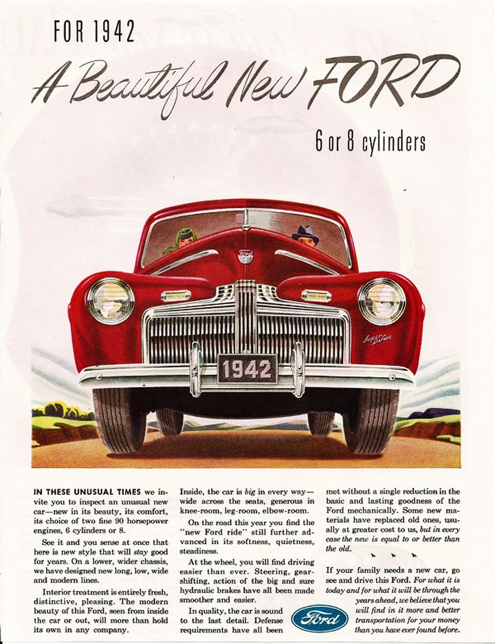 1942 Ford sales material Robert Tate Collection 1