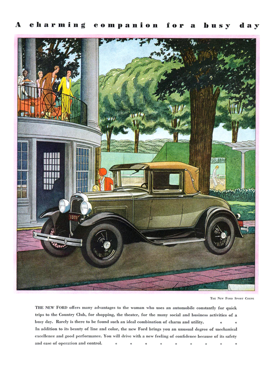 1930 Ford Model A Sport Coupe Ad RESIZED 7