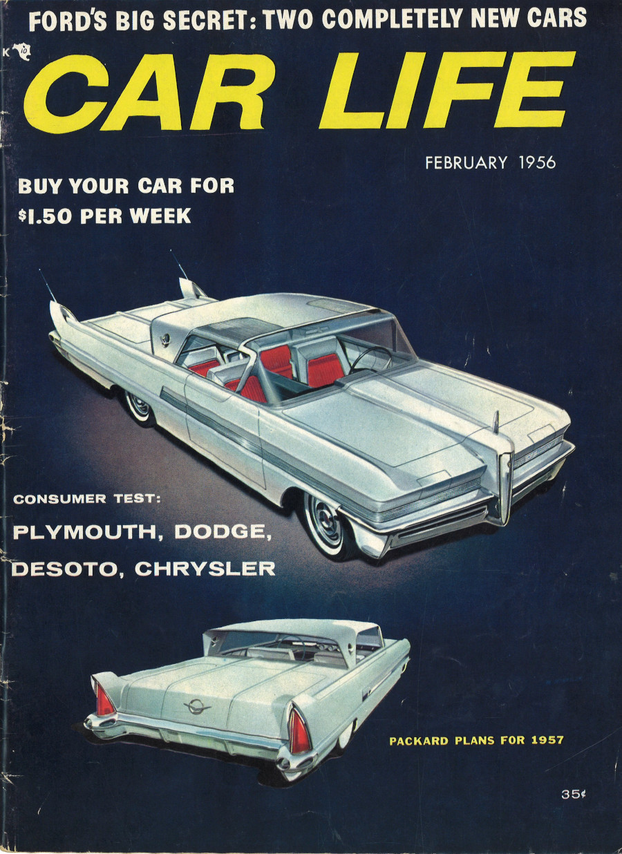 1956 Packard Predictor on the cover of Car Life magazine Ron Konopka RESIZED 4