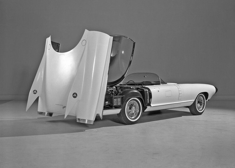 1959 Cadillac Cyclone show car with raised rear GM Media Archives 3