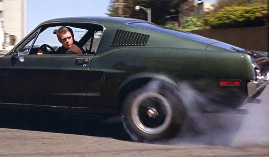 McQueen driving 1968 Mustang in Bullitt Warner Bros Seven Arts RESIZED 2