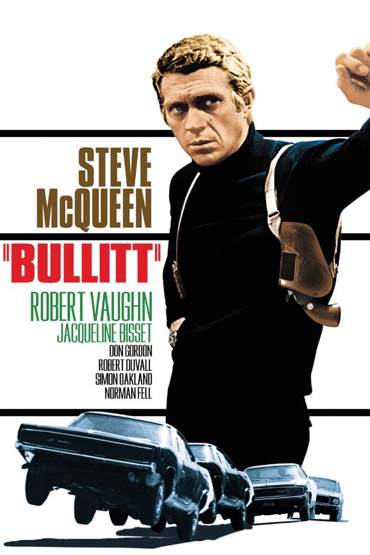 Steve McQueen Bullitt poster 1968 Warner Bros Seven Arts 2