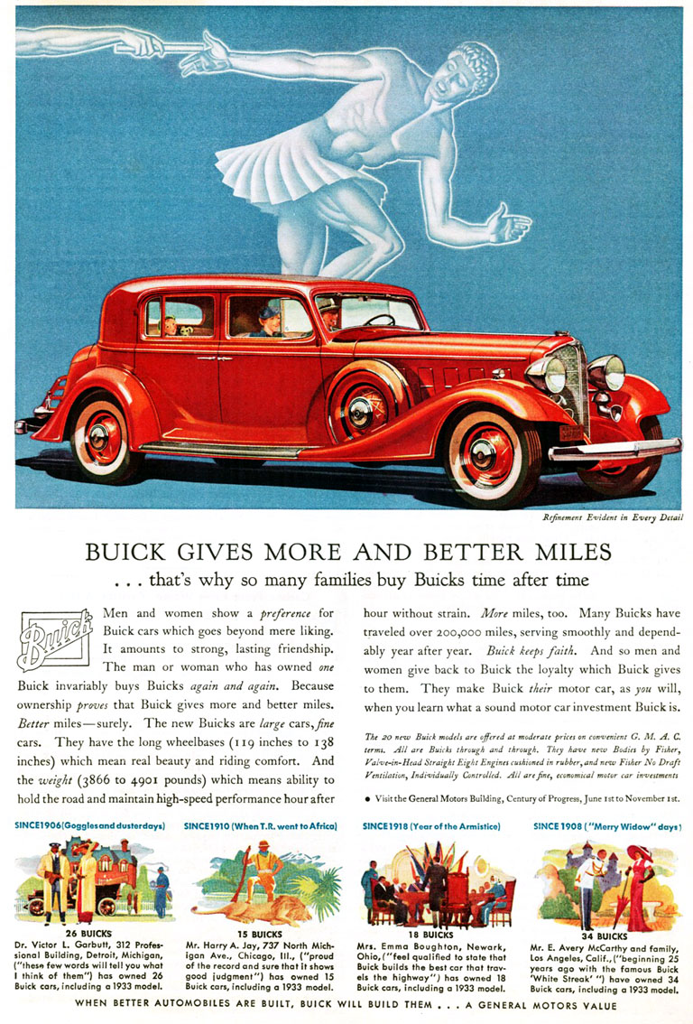 1933 Buick advertising GM Media Archives 3