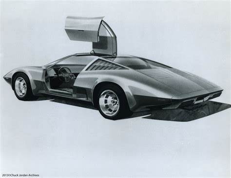 Design Proposal for the Four Rotor Aerovette GM Design Archives 6