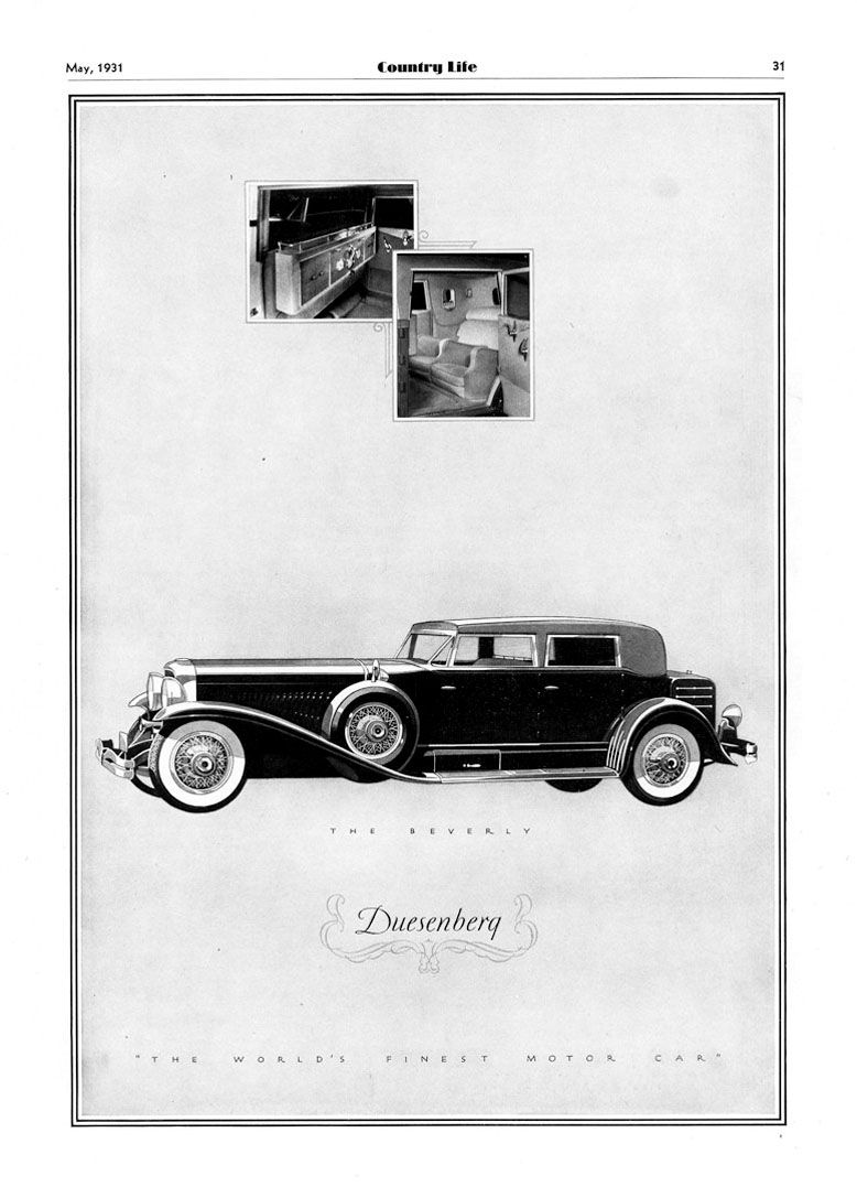 1931 Duesenberg ad NAHC 6