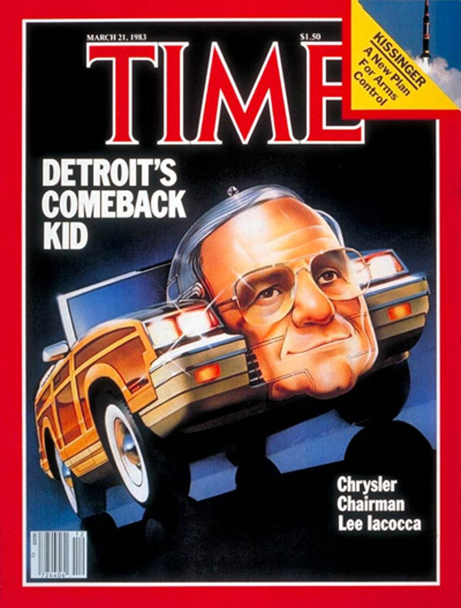 Resized March 1983 Time Magazine cover with Lee Iacocca at Chrysler 5