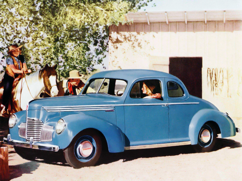 1939 Studebaker Champion blue coupe 6 Tate Collection