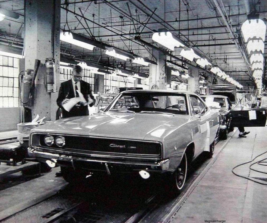 1968 Dodge Charger Hamtramck Assembly Chrysler Archives RESIZED 3