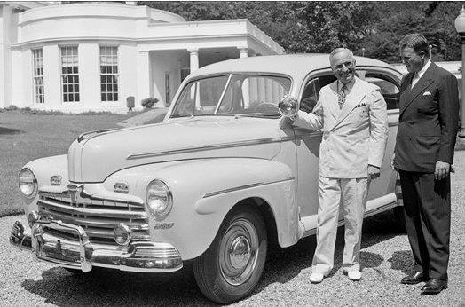 President Harry Truman and Henry Ford II Ford Motor Company Archives 2