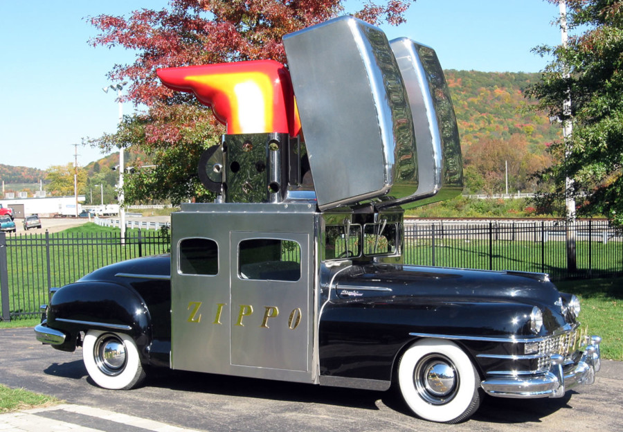 The new Zippo Car at the Visitor Center Case Museum RESIZED 7