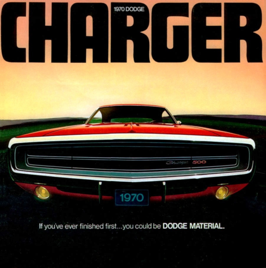 1970 Dodge Charger brochure cover Chrysler Archives RESIZED 1