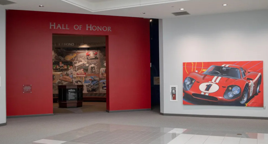 The entrance to the Auto Hall of Fame Honor Gallery 4