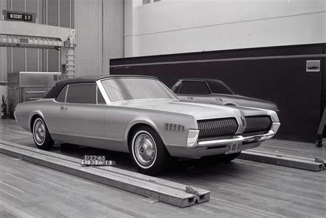 A 1967 Mercury Cougar clay model in the design studio 8