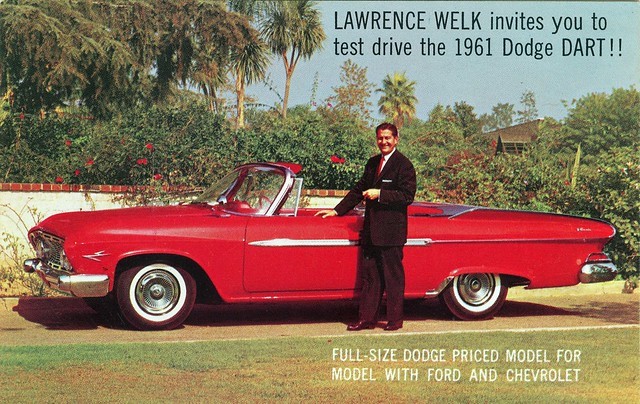 Lawrence Welk with a 1961 Dodge Dart Ferens Collection 8