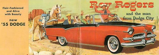 Roy Rogers in ad for 1955 Dodge Ferens Collection 3