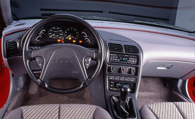 1993 Ford Probe interior Car and Driver 7