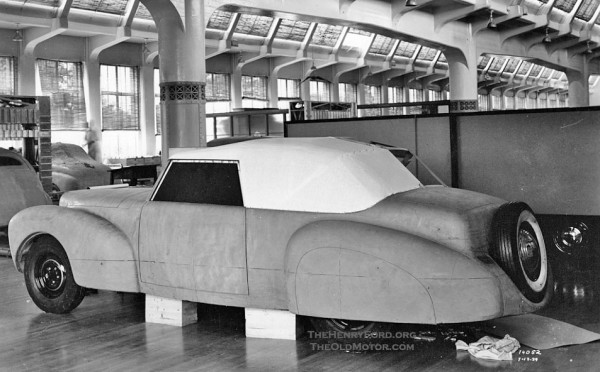 1940 Lincoln Contiental clay design proposal Ford Motor Company Archives 1