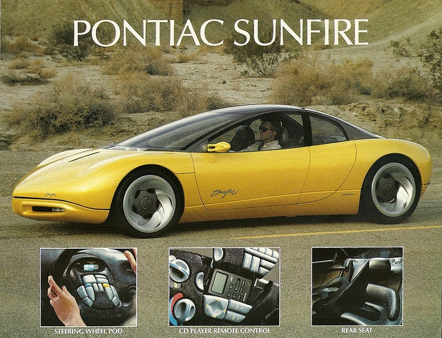 1990 Pontiac Sunfire concept GM Archives 6