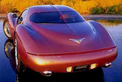 Rear view of the 1995 Chrysler Atlantic concept 5