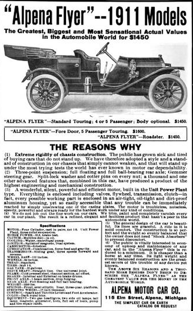 An advertisement for the Alpena Flyer Besser Museum 3