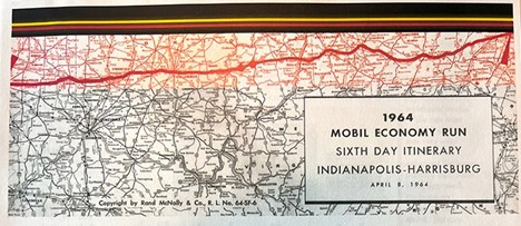 1964 Mobil Economy Run map 2