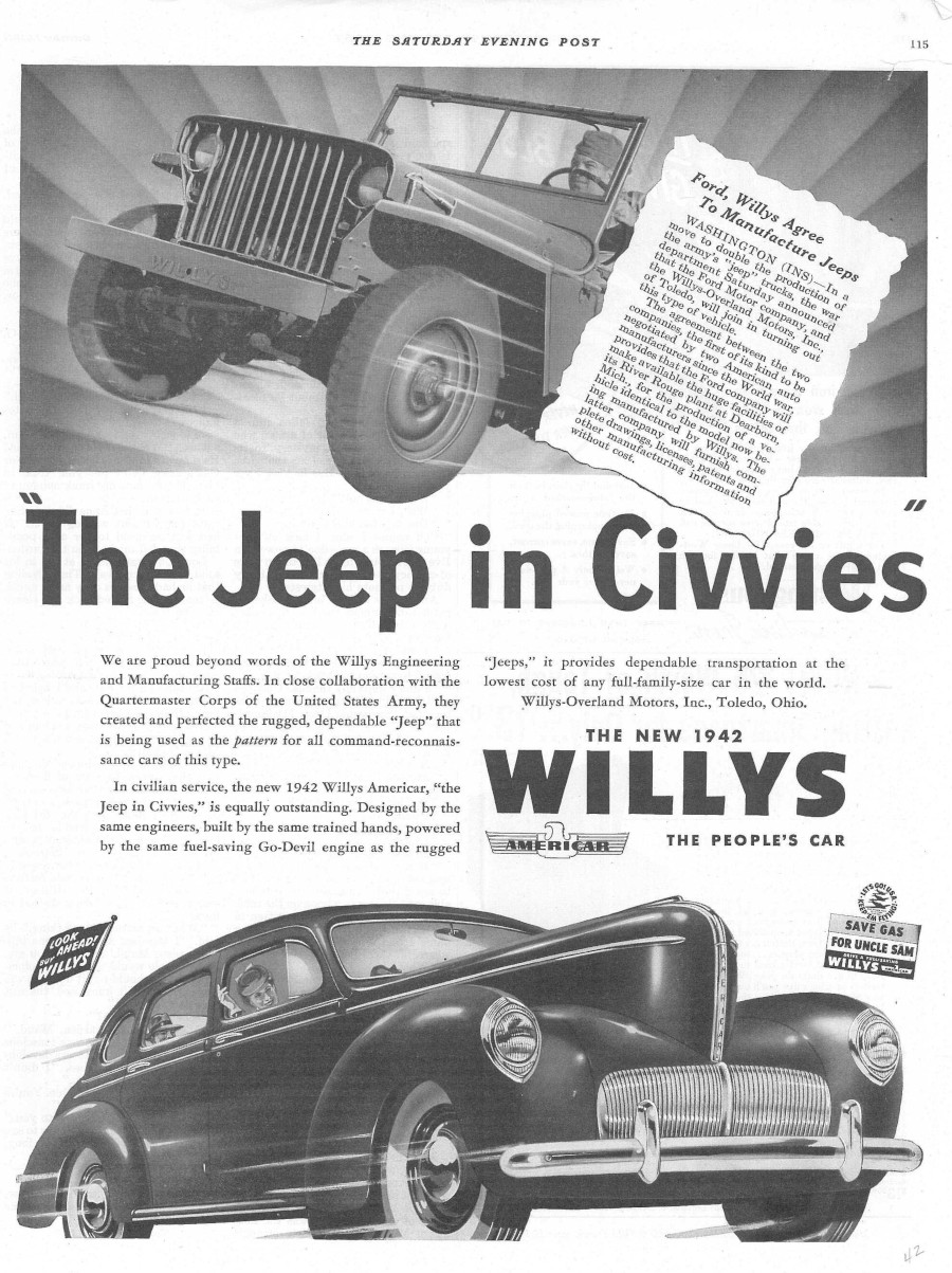 An example of 1940s Jeep advertising Stellantis North American Archives RESIZED 1