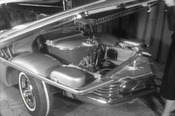 Chrysler Turboflite engine compartment