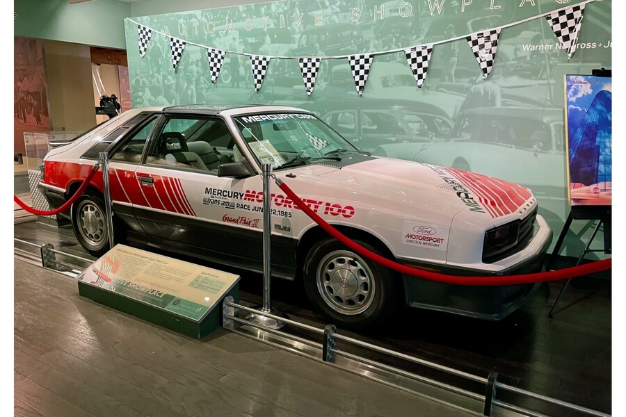 Automotive Showplace: 1985 Mercury Motorsport Capri Pilot Car