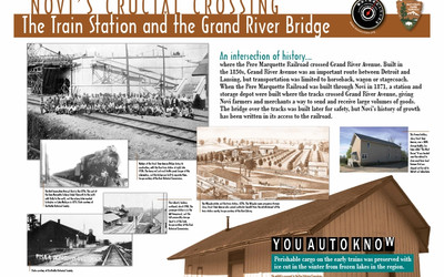 The Train Station and the Grand River Bridge