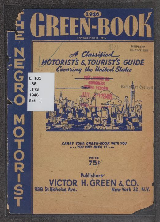 iiif ser Green Book cover page courtesy of LOCvice gdc gdcscd 00 21 22 75 09 8 00212275098 00001 full pct 25 0 default